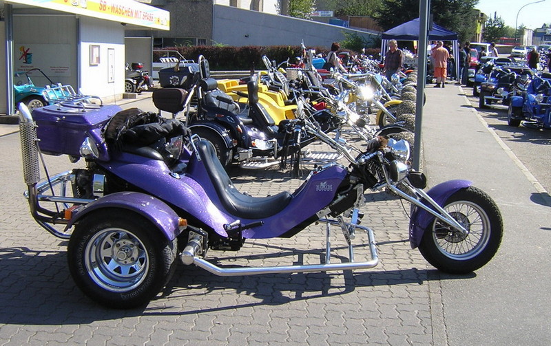 Eine Reihe Trikes